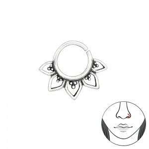 Cercel nas argint Bohemian DiAmanti DIA39069 (Argint 925‰ 0,45 g.)